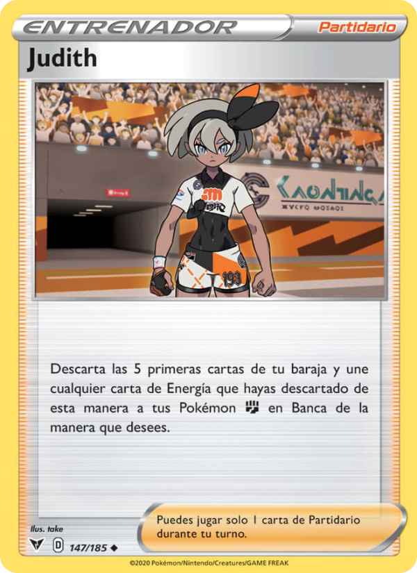 Judith 147 — Vivid Voltage (Spanish Pokémon TCG card)