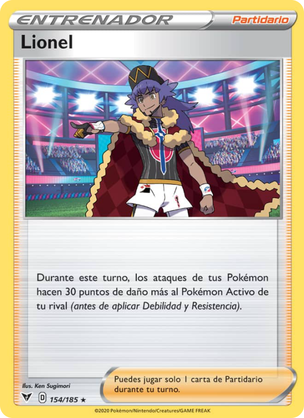 Lionel 154 — Vivid Voltage (Spanish Pokémon TCG card)