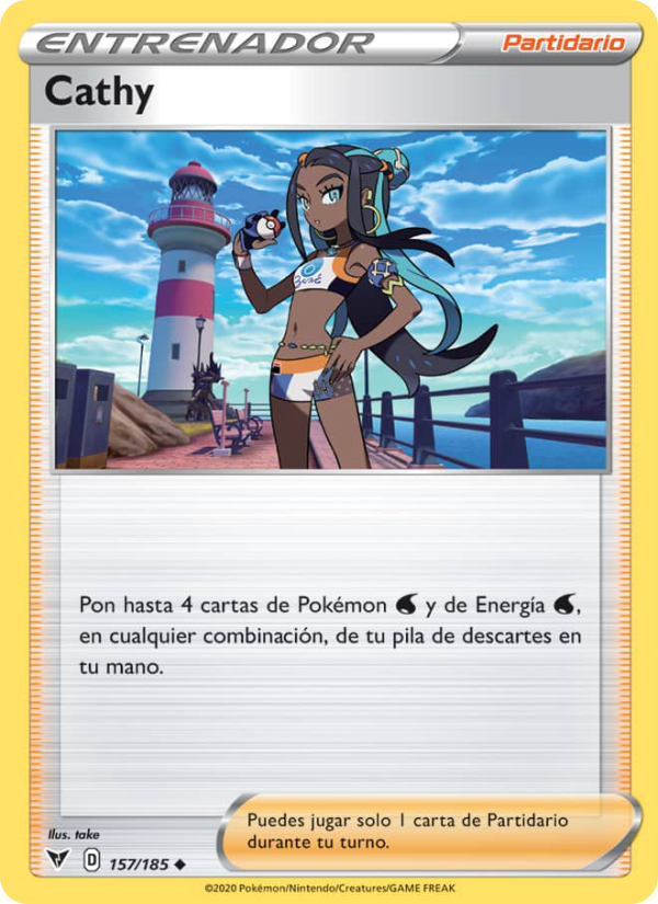 Cathy 157 — Vivid Voltage (Spanish Pokémon TCG card)