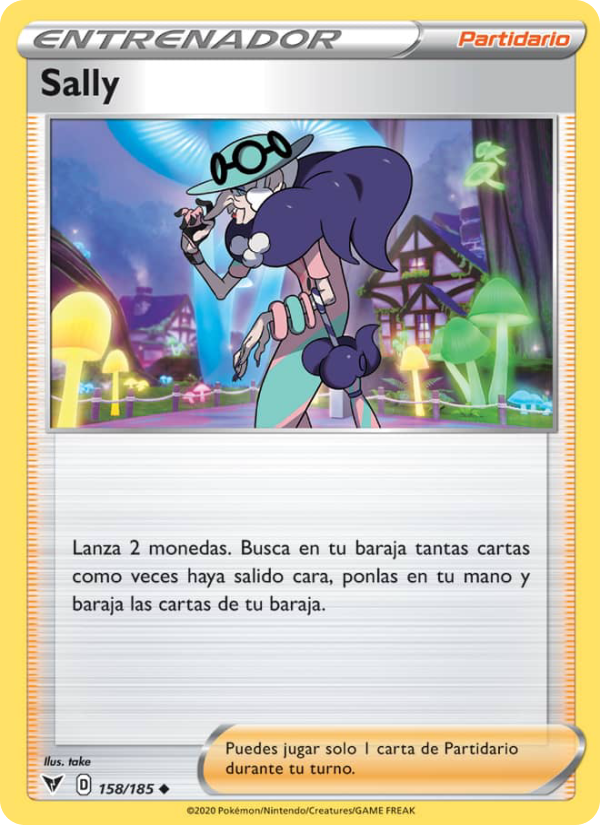 Sally 158 — Vivid Voltage (Spanish Pokémon TCG card)
