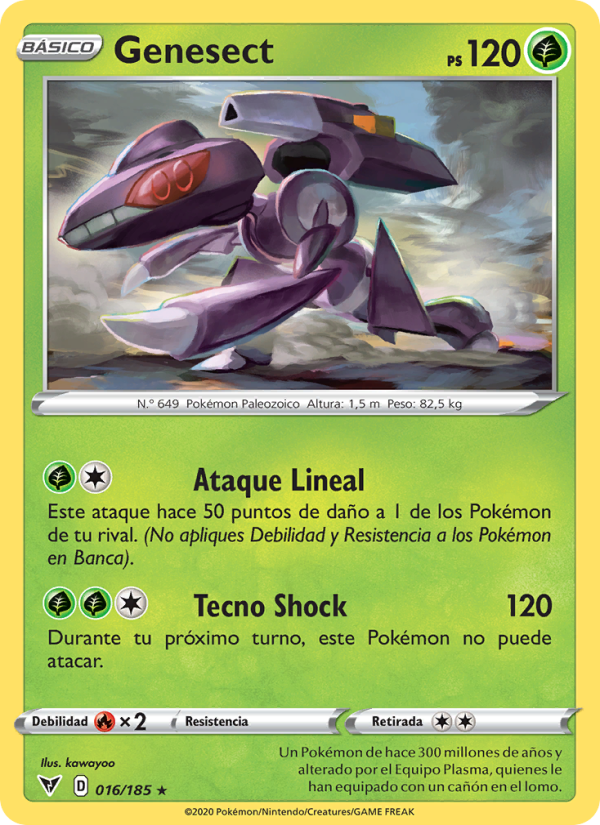 Genesect 16 — Vivid Voltage (Spanish Pokémon TCG card)