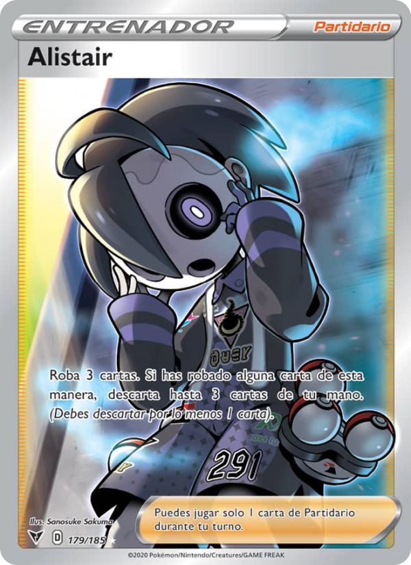 Alistair 179 — Vivid Voltage (Spanish Pokémon TCG card)