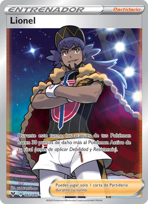 Lionel 182 — Vivid Voltage (Spanish Pokémon TCG card)