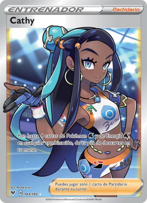 Cathy 183 — Vivid Voltage (Spanish Pokémon TCG card)