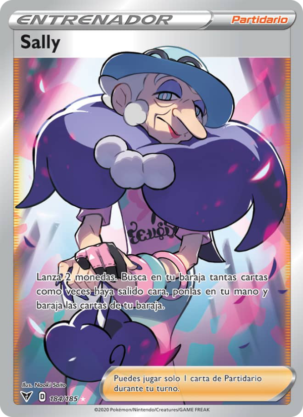 Sally 184 — Vivid Voltage (Spanish Pokémon TCG card)