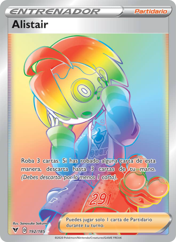 Alistair 192 — Vivid Voltage (Spanish Pokémon TCG card)