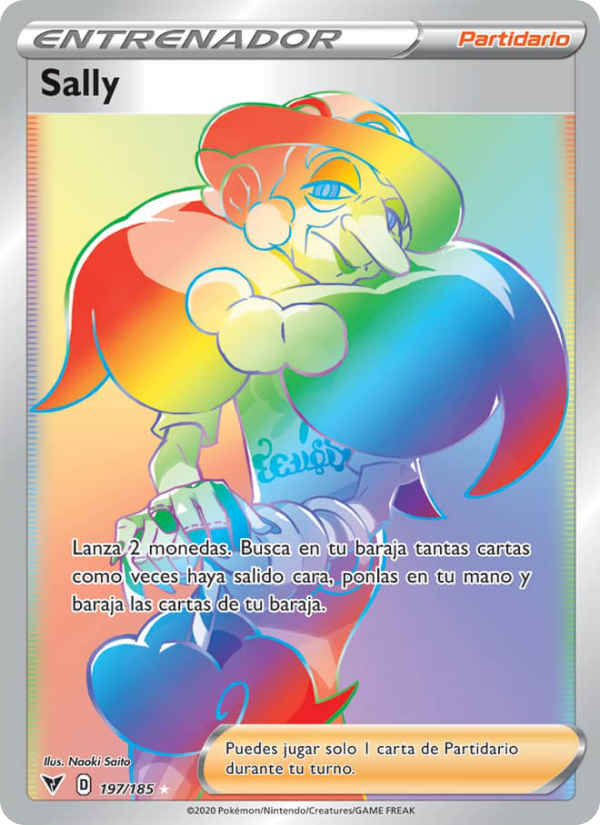 Sally 197 — Vivid Voltage (Spanish Pokémon TCG card)