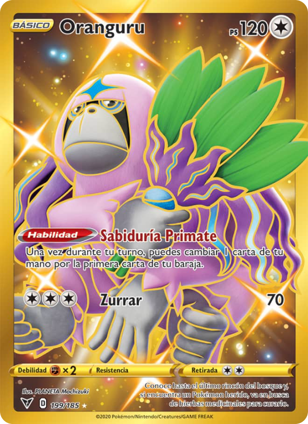Oranguru 199 — Vivid Voltage (Spanish Pokémon TCG card)