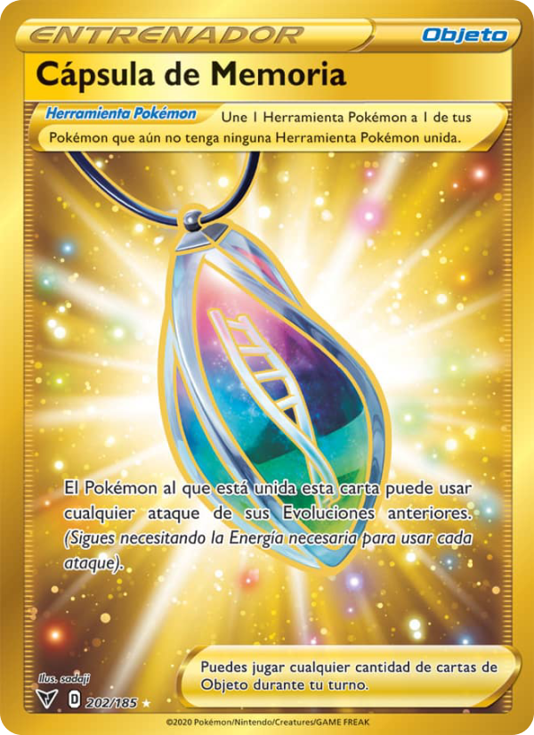 Cápsula de Memoria 202 — Vivid Voltage (Spanish Pokémon TCG card)