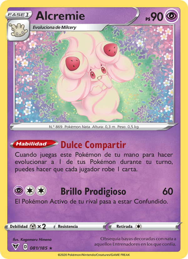 Alcremie 81 — Vivid Voltage (Spanish Pokémon TCG card)