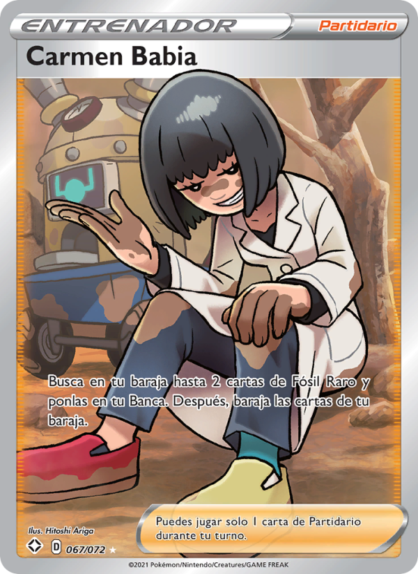Carmen Babia 67 — Glänzendes Schicksal (Spanish Pokémon TCG card)