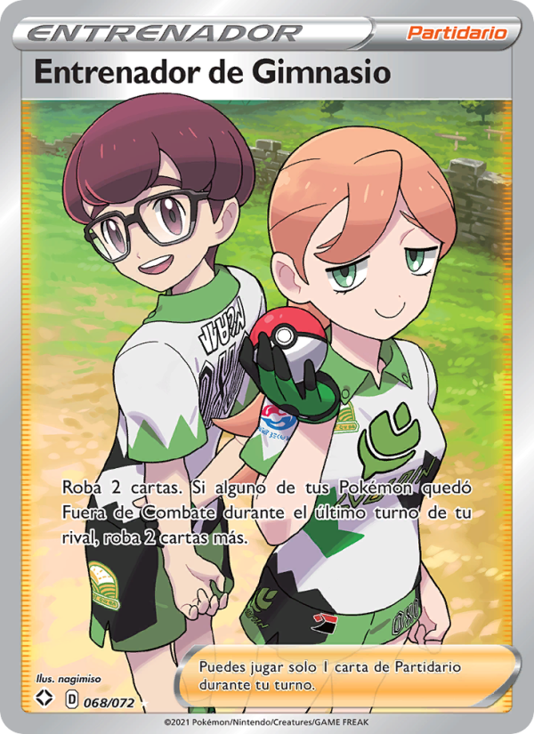 Entrenador de Gimnasio 68 — Glänzendes Schicksal (Spanish Pokémon TCG card)