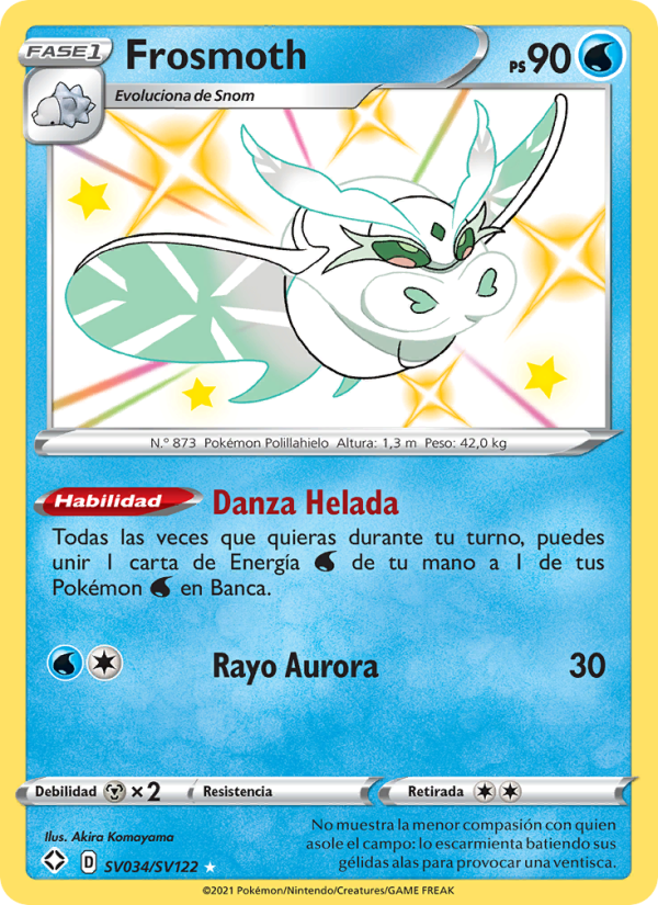 Frosmoth SV034 — Glänzendes Schicksal (Spanish Pokémon TCG card)