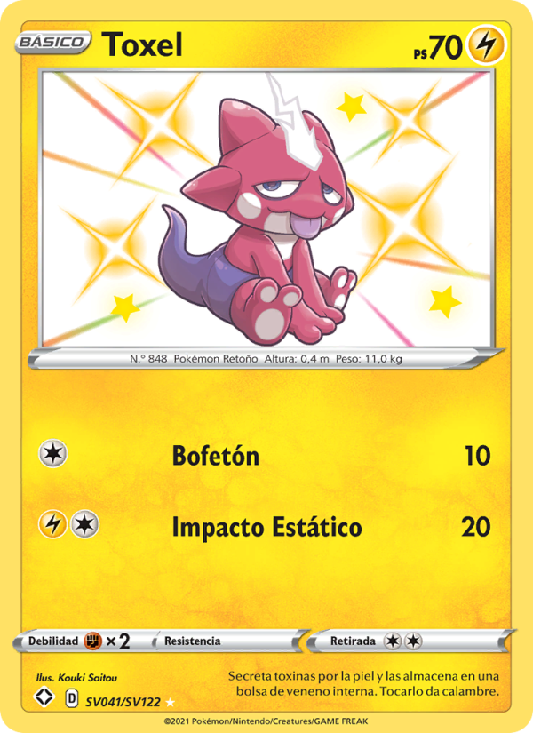 Toxel SV041 — Glänzendes Schicksal (Spanish Pokémon TCG card)