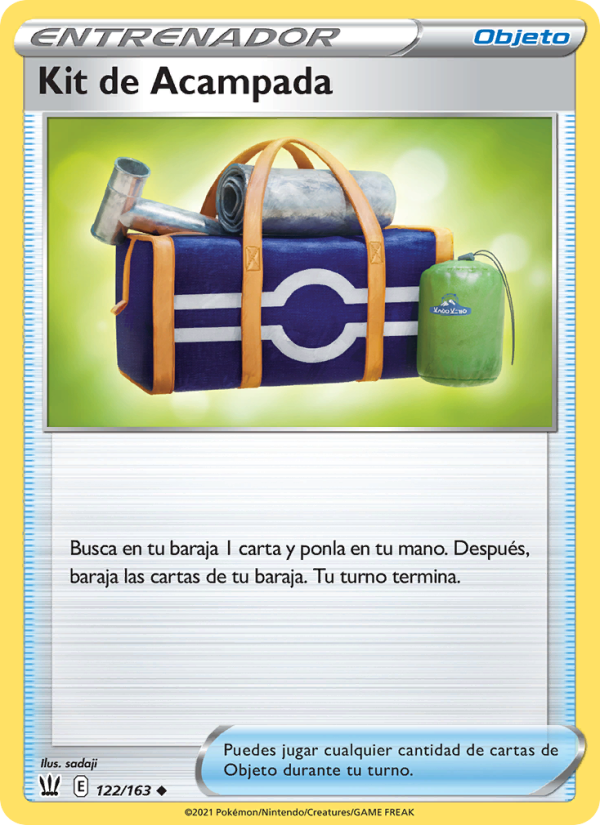 Kit de Acampada 122 — Battle Styles (Spanish Pokémon TCG card)