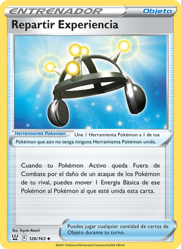Repartir Exp 126 — Battle Styles (Spanish Pokémon TCG card)