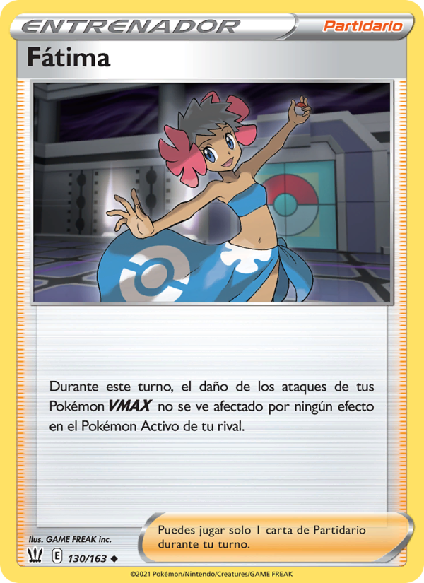 Fátima 130 — Battle Styles (Spanish Pokémon TCG card)