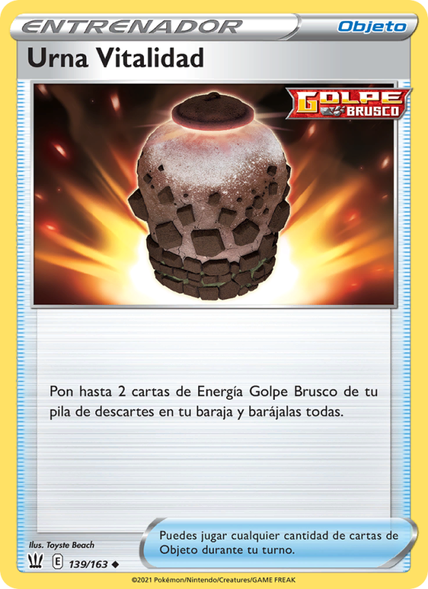Urna Vitalidad 139 — Battle Styles (Spanish Pokémon TCG card)