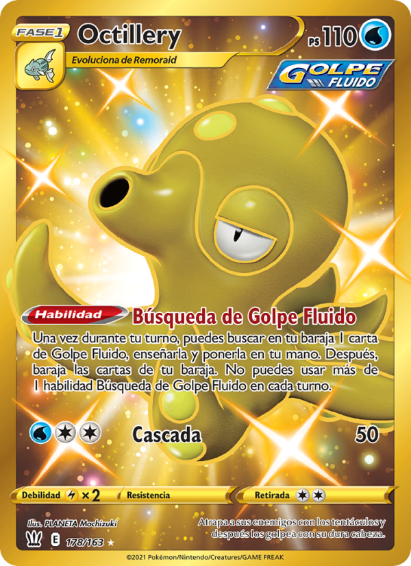 Octillery 178 — Battle Styles (Spanish Pokémon TCG card)