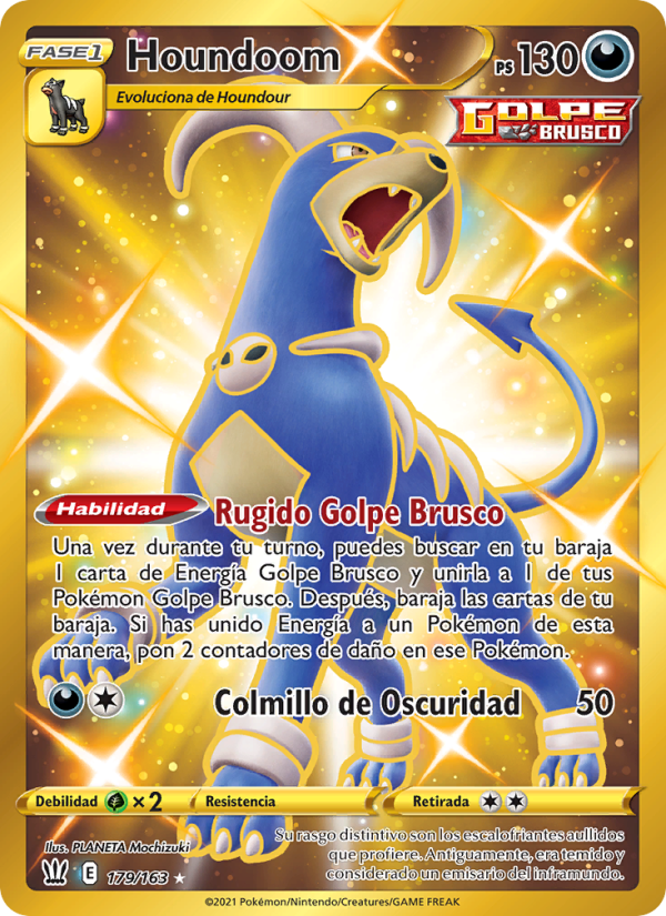 Houndoom 179 — Battle Styles (Spanish Pokémon TCG card)