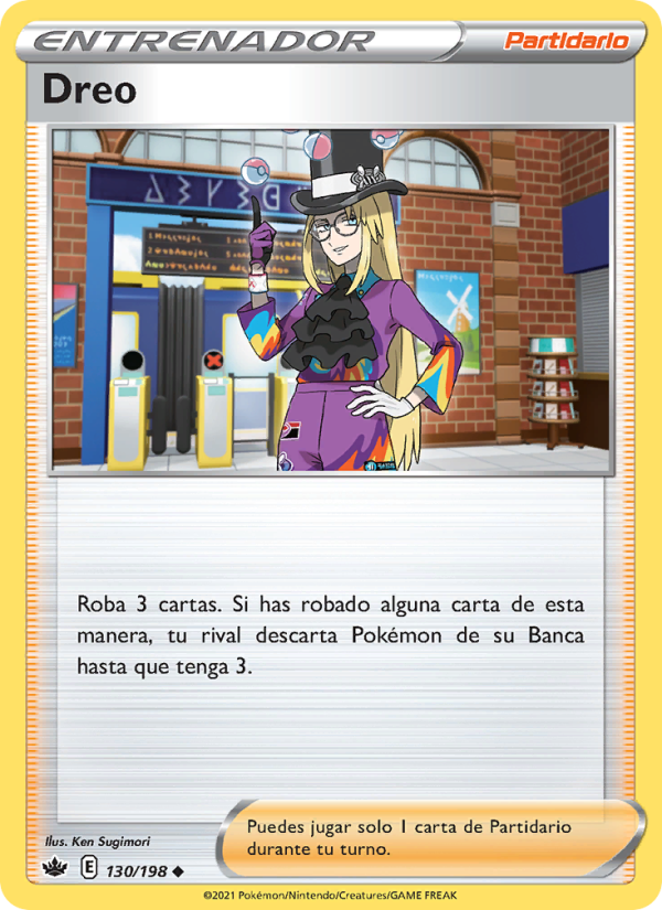 Dreo 130 — Chilling Reign (Spanish Pokémon TCG card)