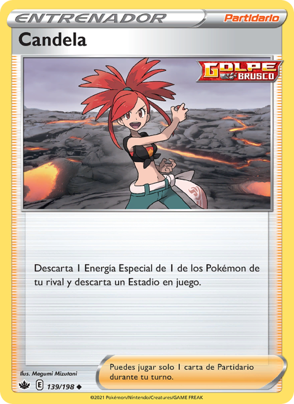 Candela 139 — Chilling Reign (Spanish Pokémon TCG card)