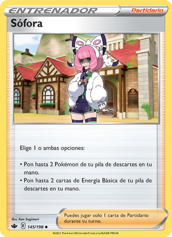 Sófora 145 — Chilling Reign (Spanish Pokémon TCG card)