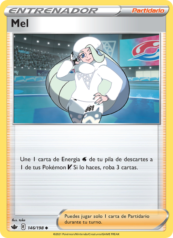 Mel 146 — Chilling Reign (Spanish Pokémon TCG card)