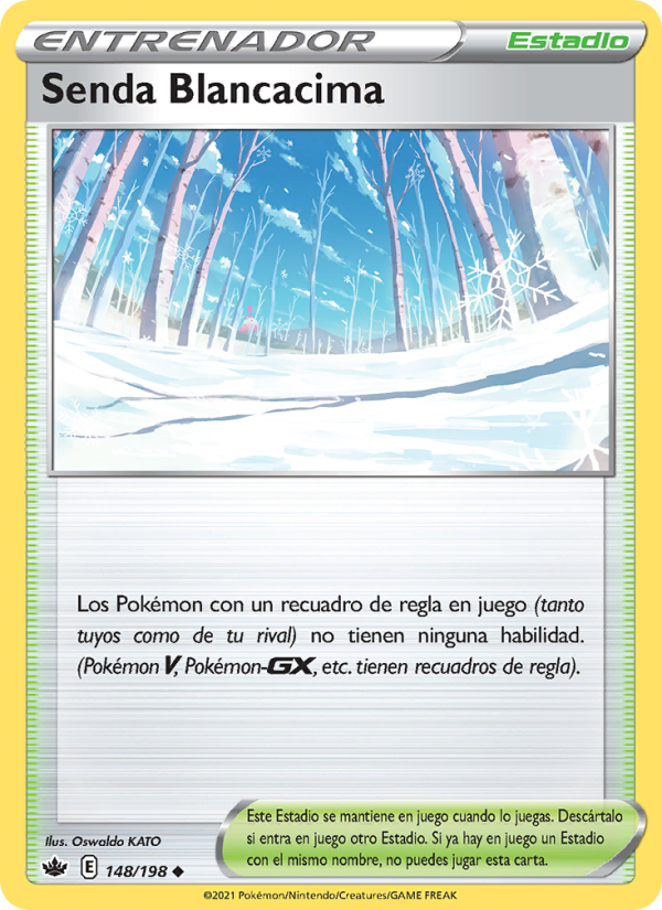 Senda Blancacima 148 — Chilling Reign (Spanish Pokémon TCG card)