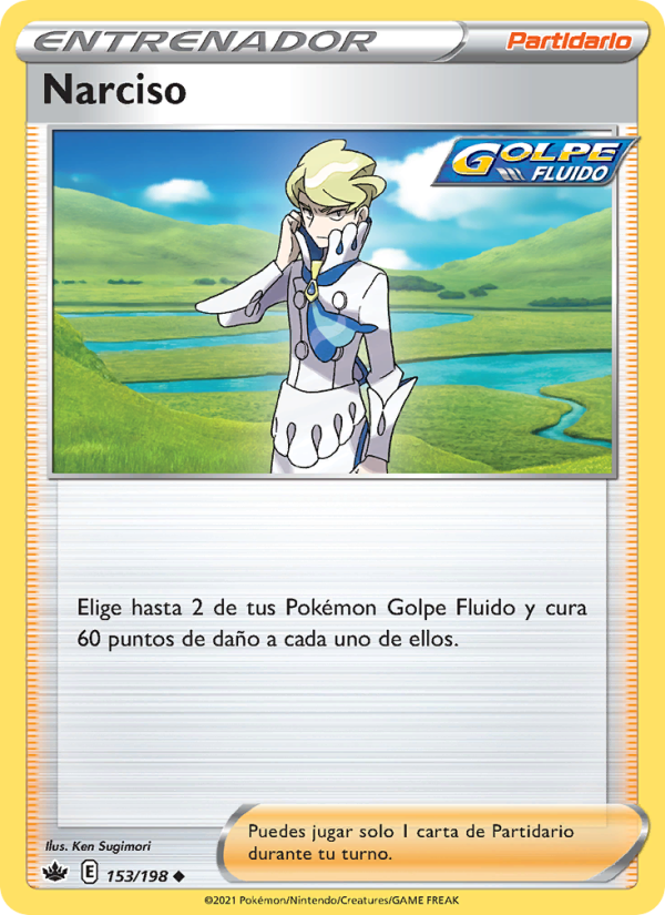Narciso 153 — Chilling Reign (Spanish Pokémon TCG card)