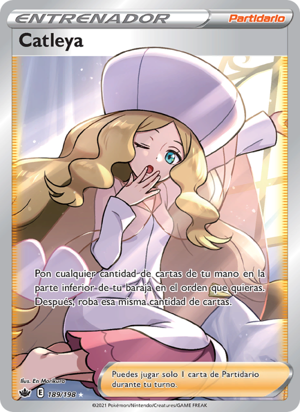Catleya 189 — Chilling Reign (Spanish Pokémon TCG card)