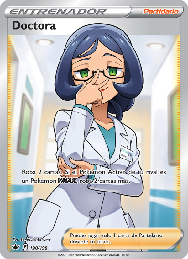 Doctora 190 — Chilling Reign (Spanish Pokémon TCG card)