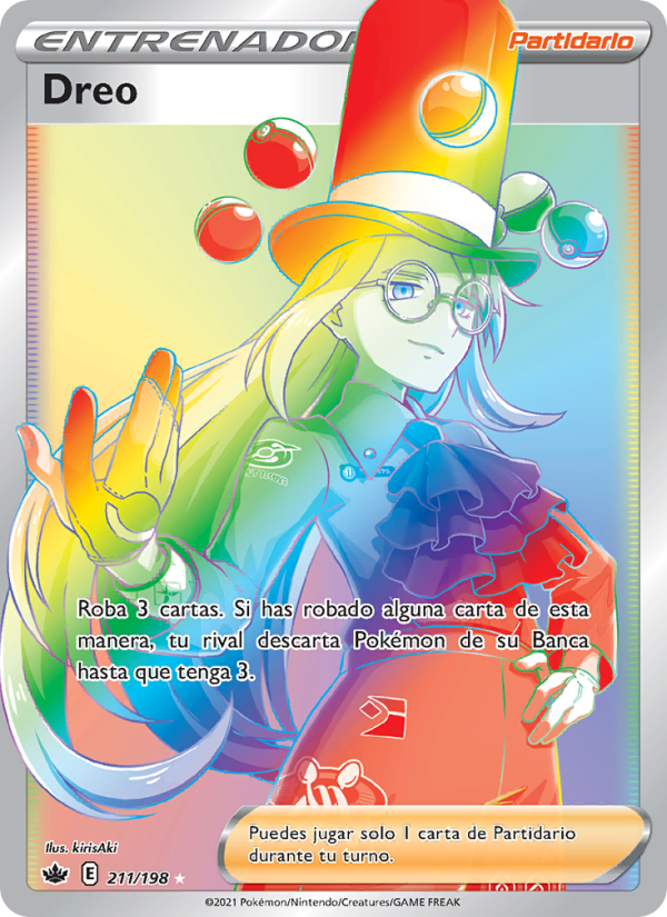 Dreo 211 — Chilling Reign (Spanish Pokémon TCG card)