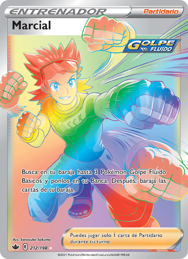 Marcial 212 — Chilling Reign (Spanish Pokémon TCG card)