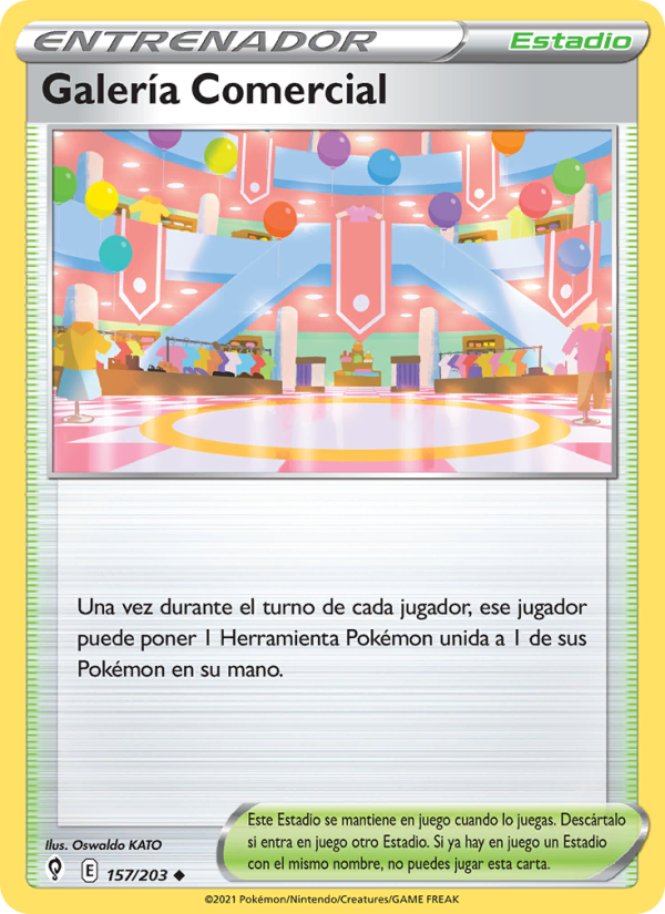 Galería Comercial 157 — Evolving Skies (Spanish Pokémon TCG card)