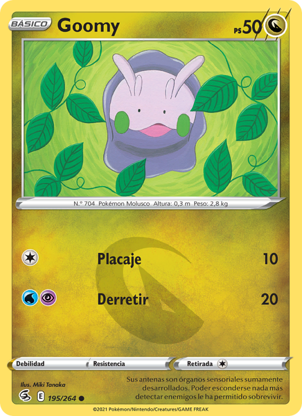 Goomy 195 — Fusion Strike (Spanish Pokémon TCG card)