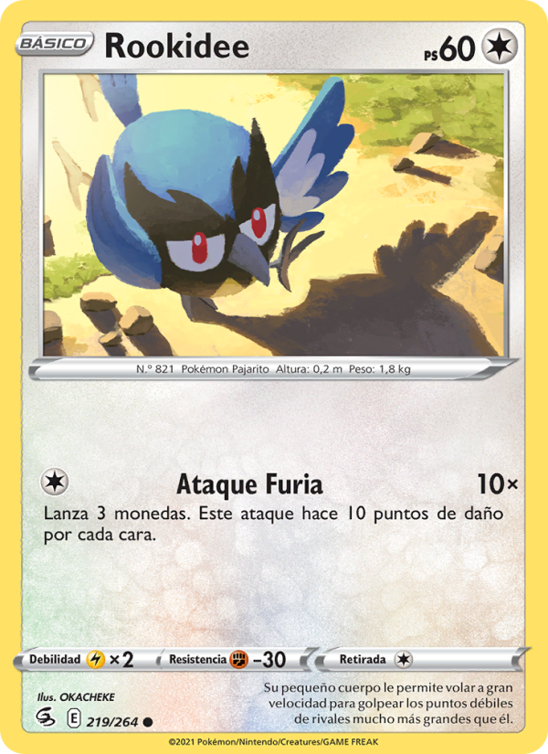 Rookidee 219 — Fusion Strike (Spanish Pokémon TCG card)