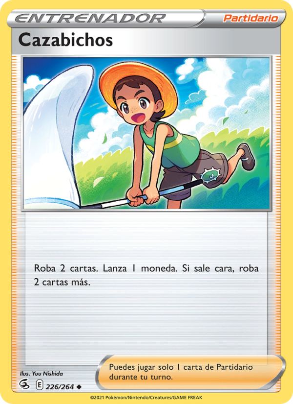 Cazabichos 226 — Fusion Strike (Spanish Pokémon TCG card)