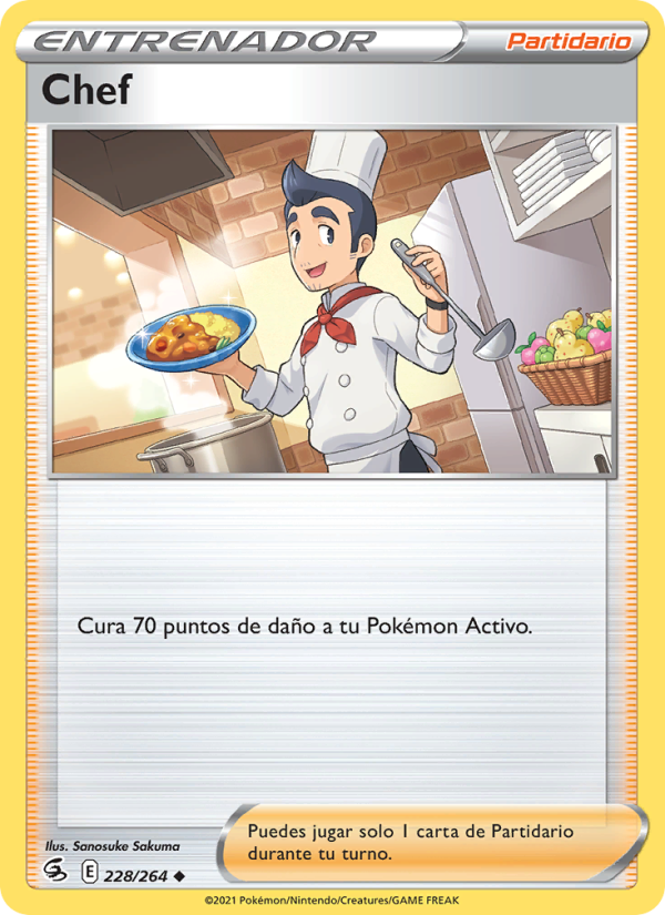 Chef 228 — Fusion Strike (Spanish Pokémon TCG card)