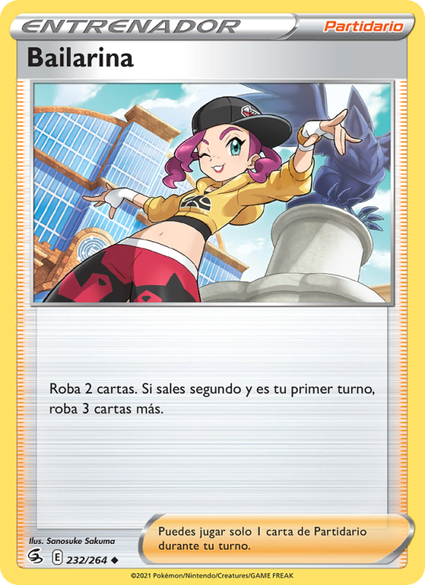 Bailarina 232 — Fusion Strike (Spanish Pokémon TCG card)