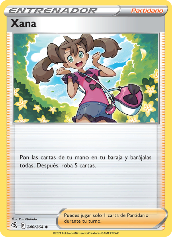 Xana 240 — Fusion Strike (Spanish Pokémon TCG card)