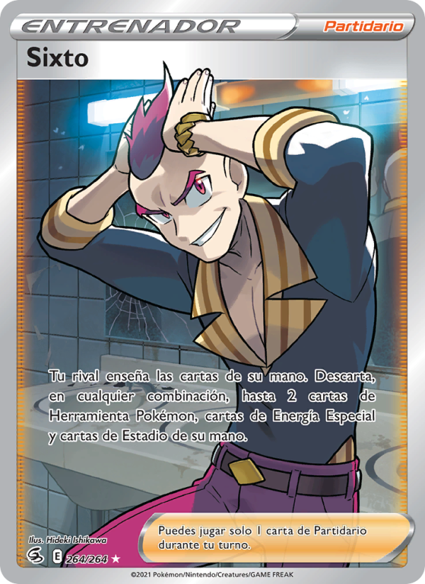 Sixto 264 — Fusion Strike (Spanish Pokémon TCG card)