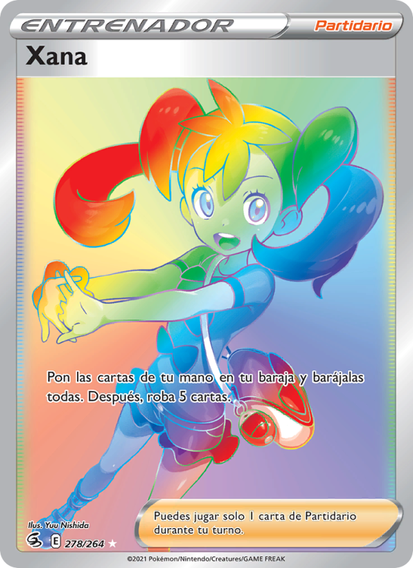 Xana 278 — Fusion Strike (Spanish Pokémon TCG card)