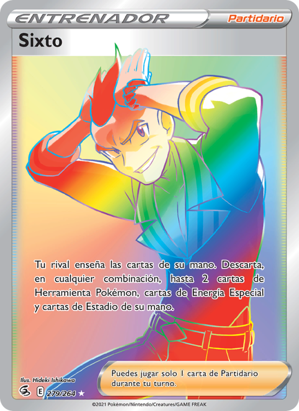 Sixto 279 — Fusion Strike (Spanish Pokémon TCG card)