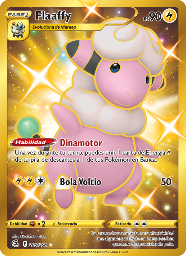 Flaaffy 280 — Fusion Strike (Spanish Pokémon TCG card)