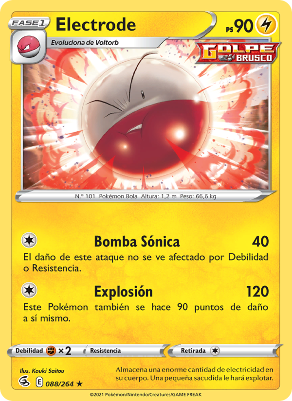 Electrode 88 — Fusion Strike (Spanish Pokémon TCG card)
