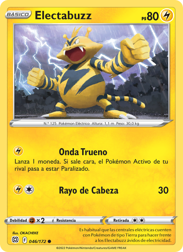 Electabuzz 046 — Brilliant Stars (Spanish Pokémon TCG card)