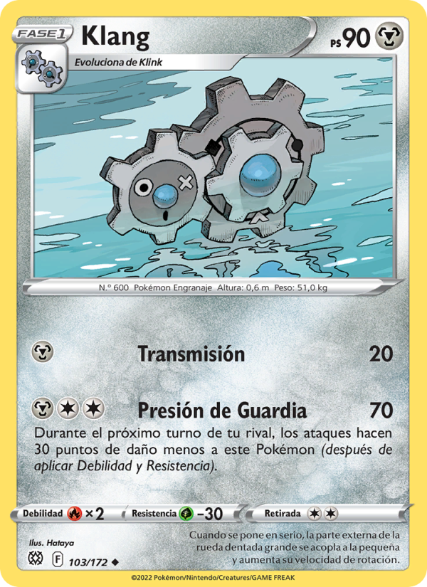 Klang 103 — Brilliant Stars (Spanish Pokémon TCG card)