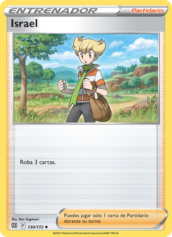 Israel 130 — Brilliant Stars (Spanish Pokémon TCG card)