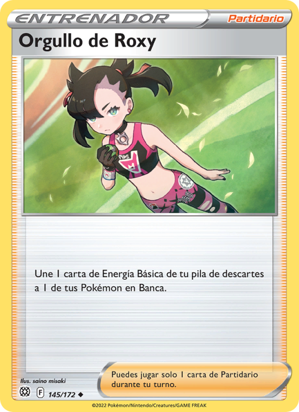 Orgullo de Roxy 145 — Brilliant Stars (Spanish Pokémon TCG card)